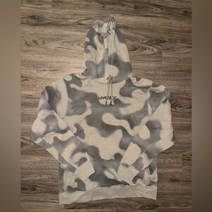 Nike Air Jordan Camo Upside Down Logo Hoodie Hoody Pullover Green Men's XL